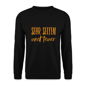 ich bin wunderbar - Unisex Pullover - Schwarz - Vorne - Alina (178cm) & Michal (187cm)
