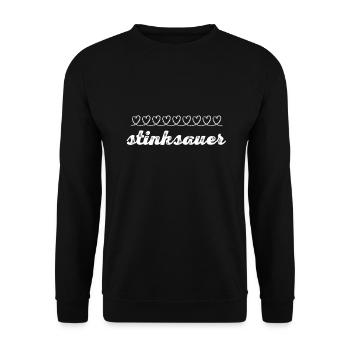 ich bin so sauer - Unisex Pullover - Schwarz - Vorne - Alina (178cm) & Michal (187cm)