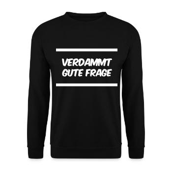spitzen Sprage - Unisex Pullover - Schwarz - Vorne - Alina (178cm) & Michal (187cm)