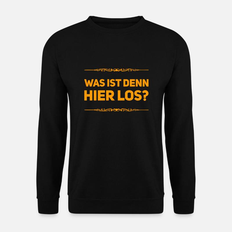 ich bin erstaunt - Unisex Pullover - Schwarz
