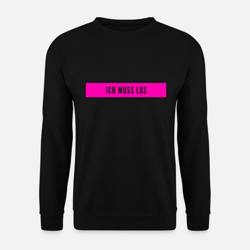 ich verschwinde - Unisex Pullover - Schwarz