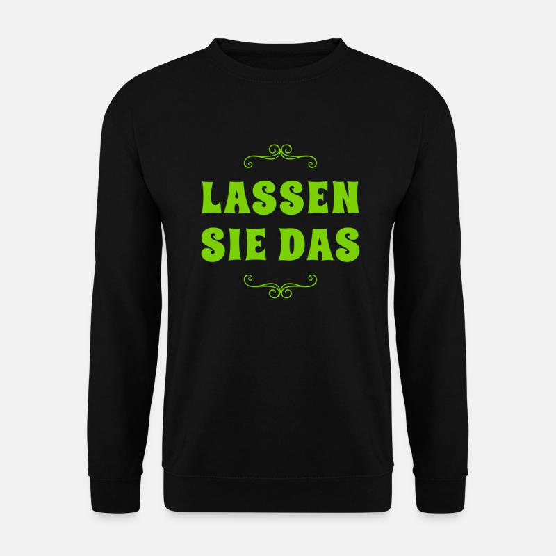 nicht weitermachen - Unisex Pullover - Schwarz