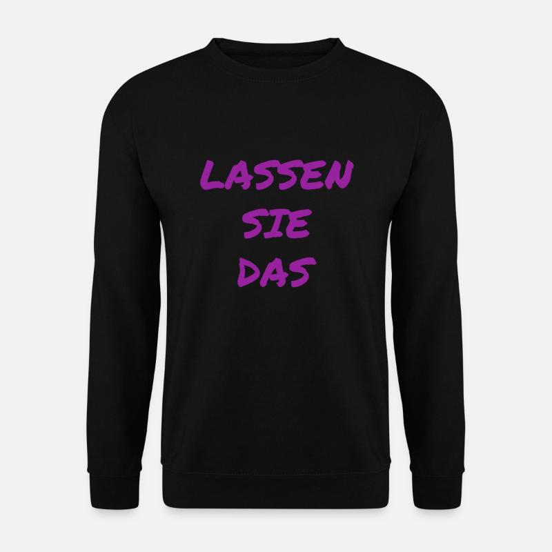 aufhören - Unisex Pullover - Schwarz