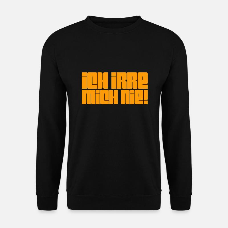 ich bin perfekt - Unisex Pullover - Schwarz