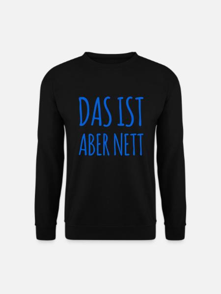 wie freundlich - Unisex Pullover - Schwarz