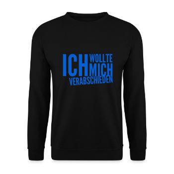 ich will kündigen - Unisex Pullover - Schwarz - Vorne - Alina (178cm) & Michal (187cm)