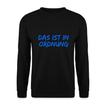 das ist kein Problem - Unisex Pullover - Schwarz - Vorne - Alina (178cm) & Michal (187cm)