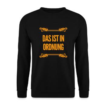 kein Problem - Unisex Pullover - Schwarz - Vorne - Alina (178cm) & Michal (187cm)