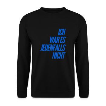 es waren die anderen - Unisex Pullover - Schwarz - Vorne - Alina (178cm) & Michal (187cm)