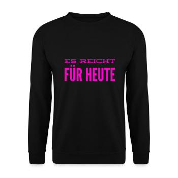 ich mag nicht mehr - Unisex Pullover - Schwarz - Vorne - Alina (178cm) & Michal (187cm)