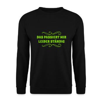 das kenne ich bereits - Unisex Pullover - Schwarz - Vorne - Alina (178cm) & Michal (187cm)