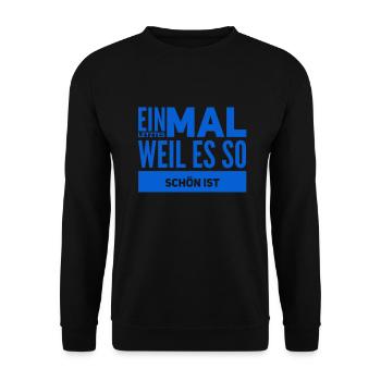 zum Abschluss - Unisex Pullover - Schwarz - Vorne - Alina (178cm) & Michal (187cm)