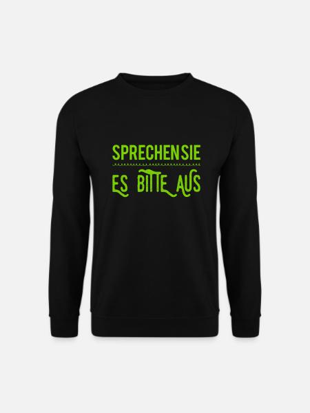 sagen sie es - Unisex Pullover - Schwarz