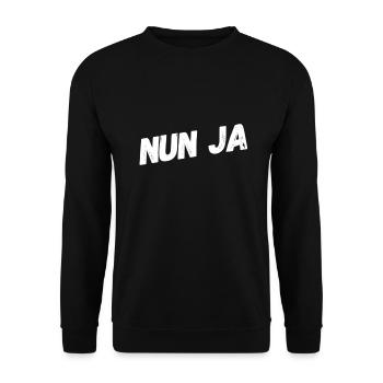 ich weiß es nicht - Unisex Pullover - Schwarz - Vorne - Alina (178cm) & Michal (187cm)