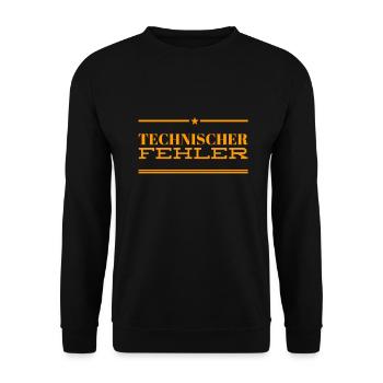 es geht nicht mehr - Unisex Pullover - Schwarz - Vorne - Alina (178cm) & Michal (187cm)