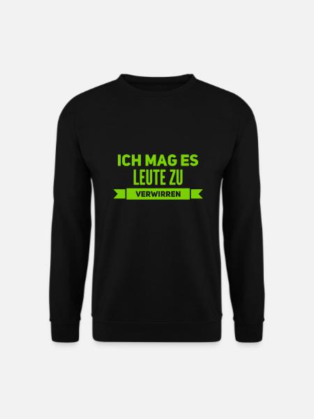 die Verwirrung der Leute - Unisex Pullover - Schwarz