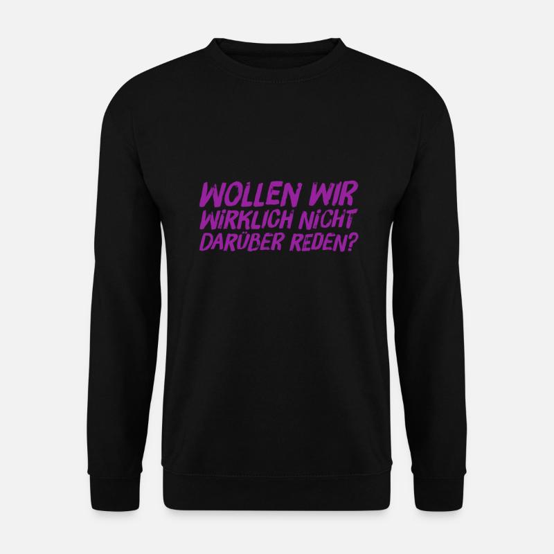 Bock zu reden? - Unisex Pullover - Schwarz