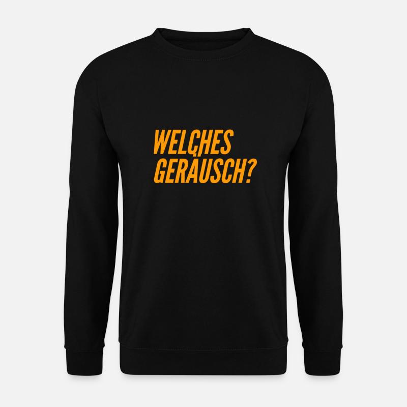 ich kann nichts hören - Unisex Pullover - Schwarz