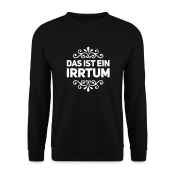 Fehlgriff - Unisex Pullover - Schwarz - Vorne - Alina (178cm) & Michal (187cm)