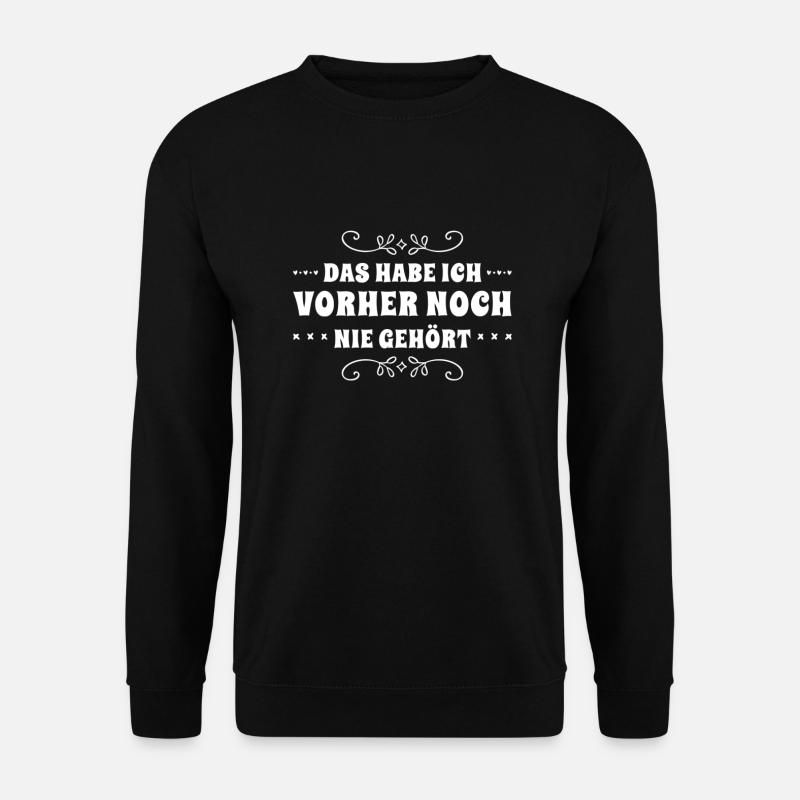 das kenne ich nicht - Unisex Pullover - Schwarz