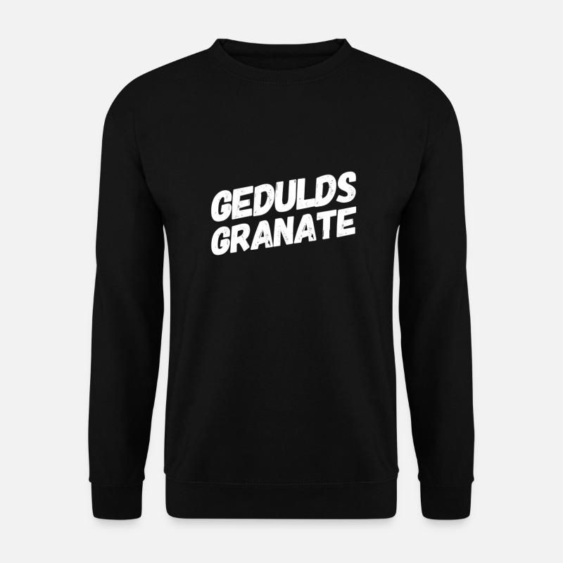 ich liebe Geduld - Unisex Pullover - Schwarz