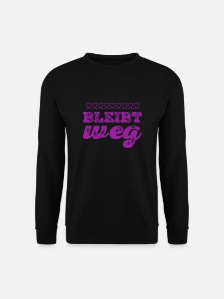 bleibt weg - Unisex Pullover - Schwarz