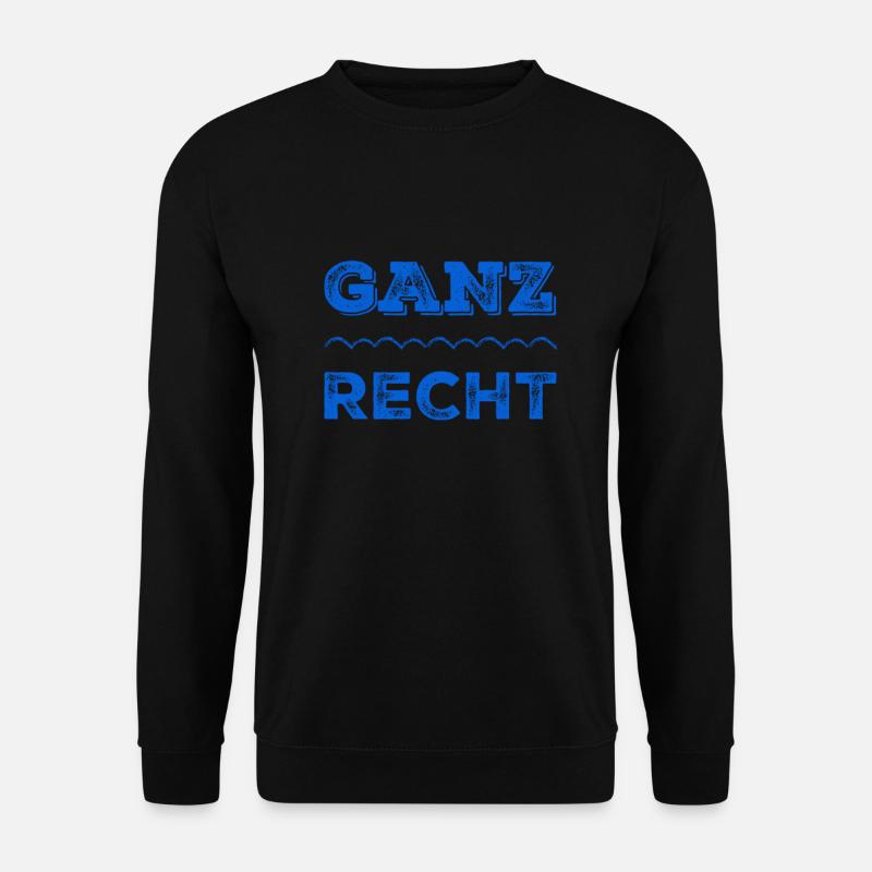 ich stimme zu - Unisex Pullover - Schwarz