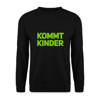 seid ihr bereit - Unisex Pullover - Schwarz - Vorne - Alina (178cm) & Michal (187cm)