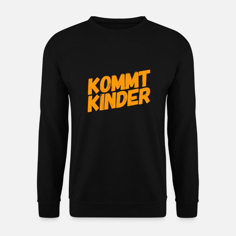 kommt Kinder - Unisex Pullover - Schwarz