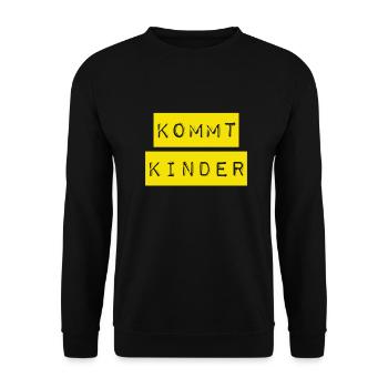 fangen wir endlich an - Unisex Pullover - Schwarz - Vorne - Alina (178cm) & Michal (187cm)