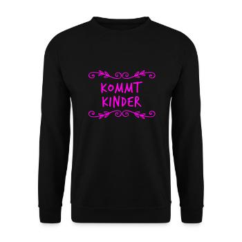 na los - Unisex Pullover - Schwarz - Vorne - Alina (178cm) & Michal (187cm)