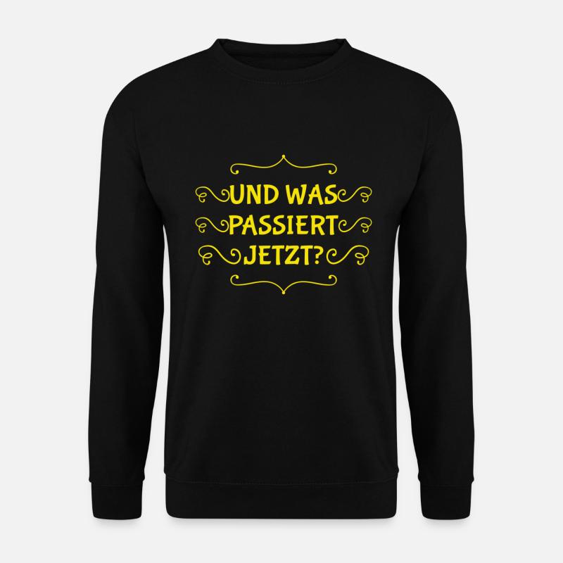 ich bin so neugierig - Unisex Pullover - Schwarz