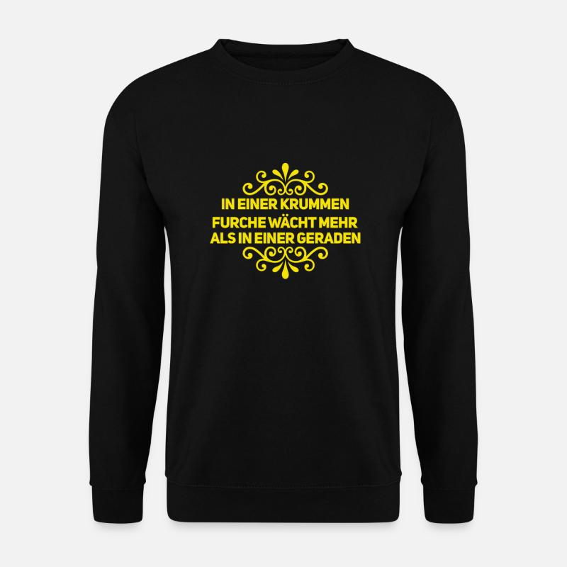 sei wie du bist - Unisex Pullover - Schwarz