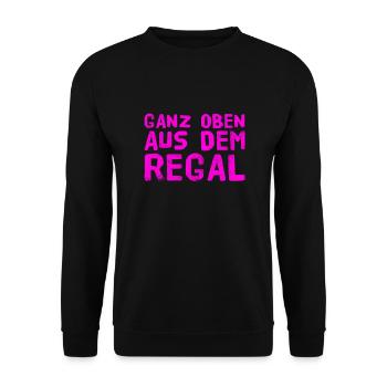 einfach spitze - Unisex Pullover - Schwarz - Vorne - Alina (178cm) & Michal (187cm)