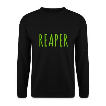 Reaper - Unisex Pullover - Schwarz - Vorne - Alina (178cm) & Michal (187cm)