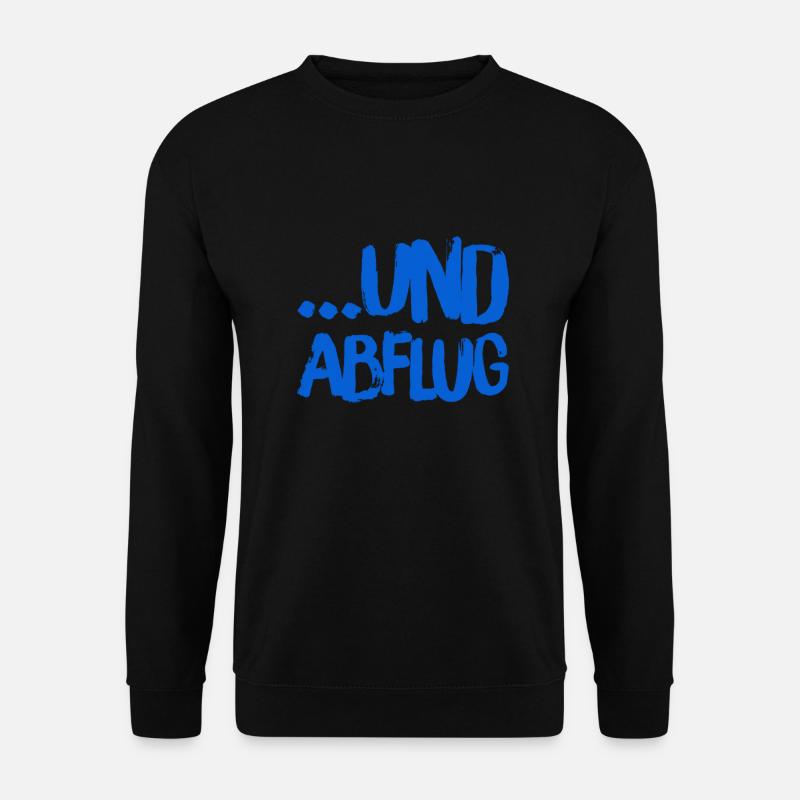 verschwinde - Unisex Pullover - Schwarz