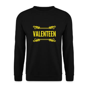 der Valentinstag ist fantastisch - Unisex Pullover - Schwarz - Vorne - Alina (178cm) & Michal (187cm)