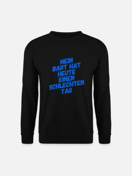 mein Bart ist wild - Unisex Pullover - Schwarz