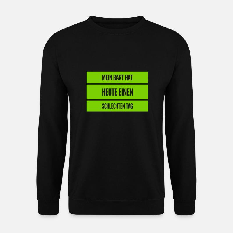 Bartpflege - Unisex Pullover - Schwarz