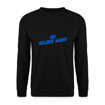 unter Haien - Unisex Pullover - Schwarz - Vorne - Alina (178cm) & Michal (187cm)