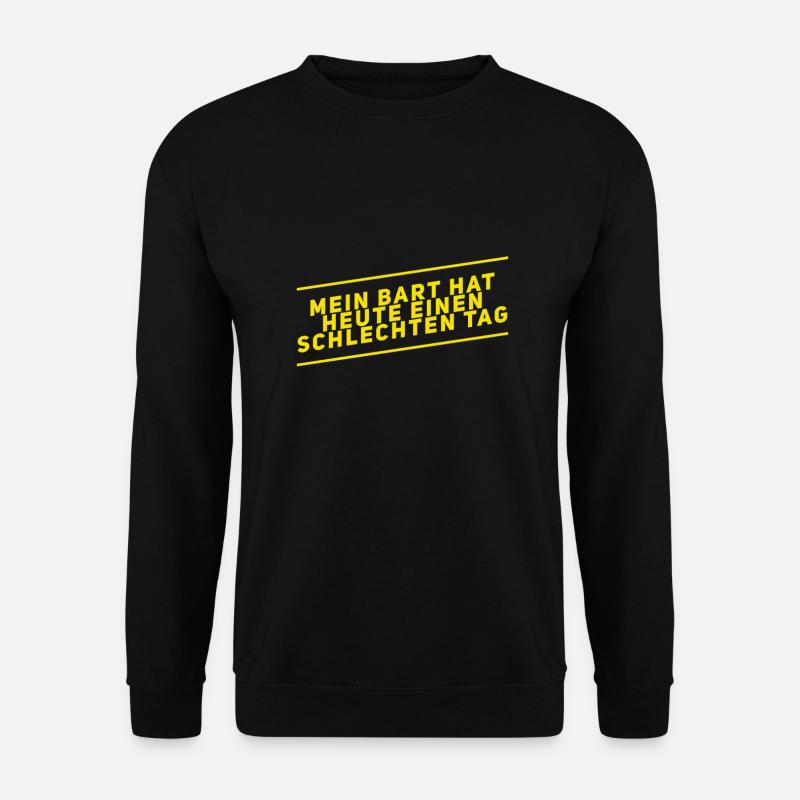 ich und mein Bart - Unisex Pullover - Schwarz