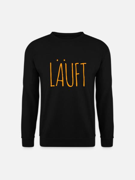 läuft - Unisex Pullover - Schwarz