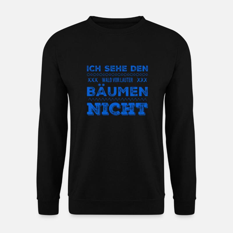 ich sehe schlecht - Unisex Pullover - Schwarz