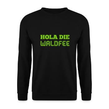 wie fantastisch - Unisex Pullover - Schwarz - Vorne - Alina (178cm) & Michal (187cm)