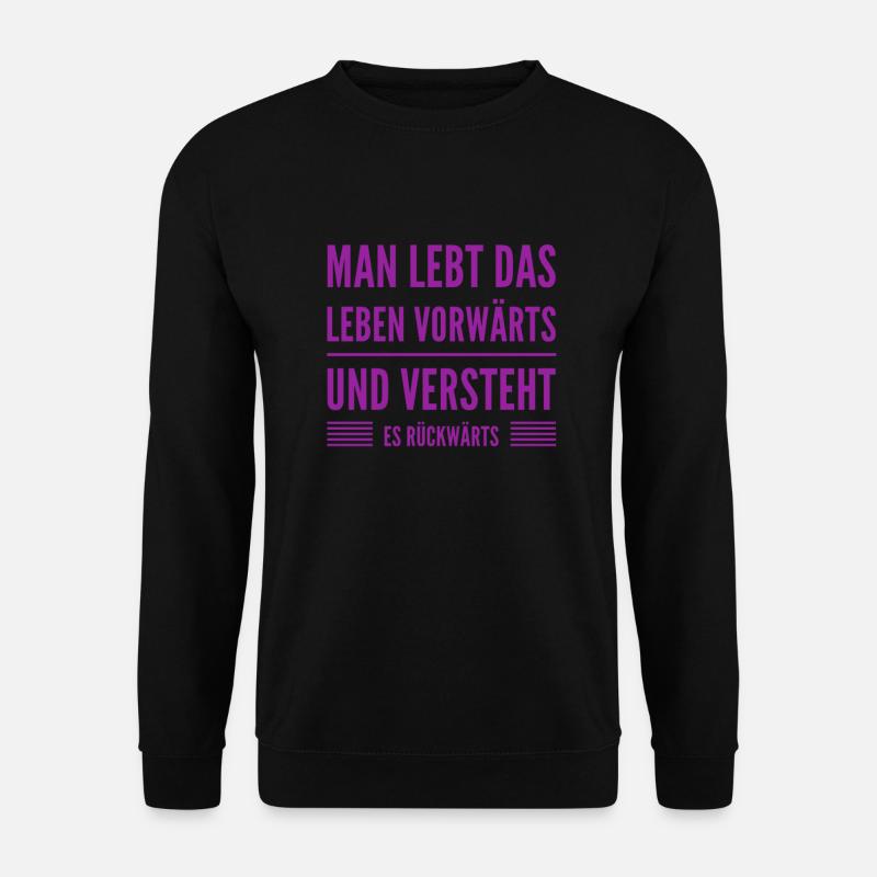 Lebenserfahrung ist genial - Unisex Pullover - Schwarz
