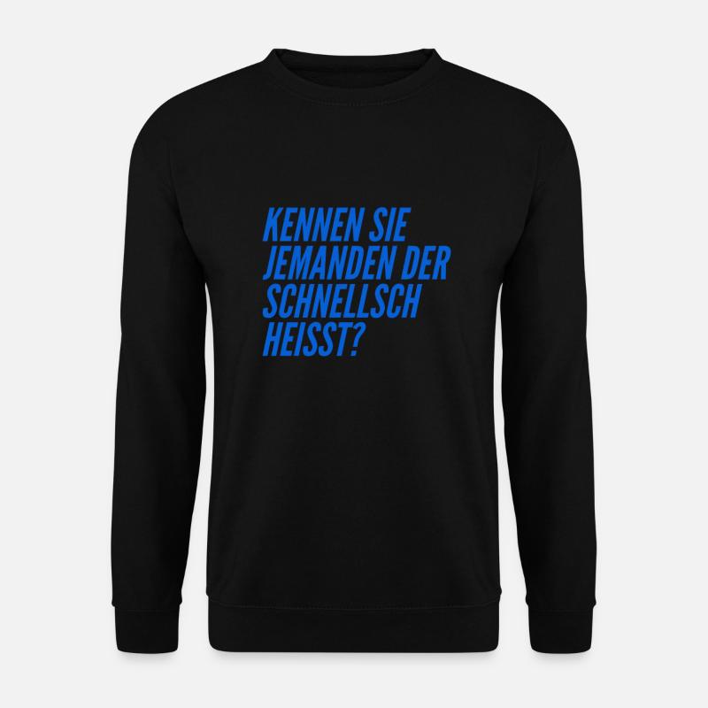 komischer Name - Unisex Pullover - Schwarz