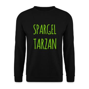 Spargeltarzan - Unisex Pullover - Schwarz - Vorne - Alina (178cm) & Michal (187cm)