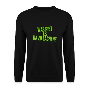das ist nicht komisch - Unisex Pullover - Schwarz - Vorne - Alina (178cm) & Michal (187cm)