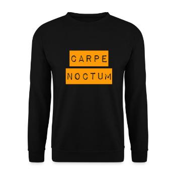 ich liebe die Nacht - Unisex Pullover - Schwarz - Vorne - Alina (178cm) & Michal (187cm)