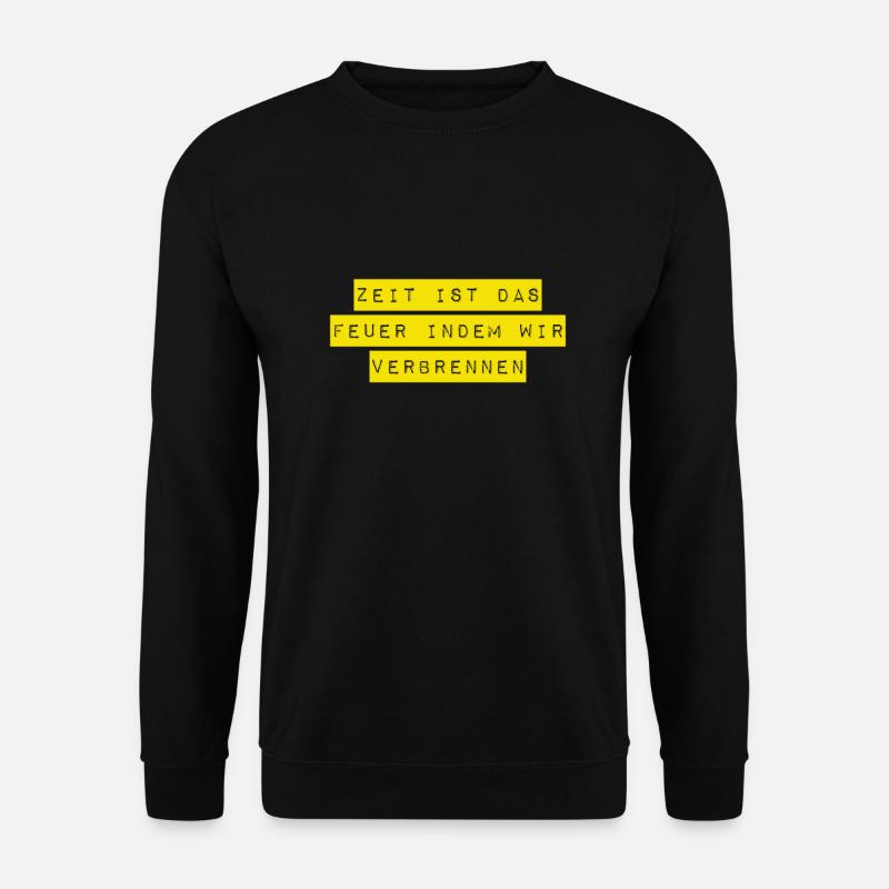 Vergänglichkeit - Unisex Pullover - Schwarz